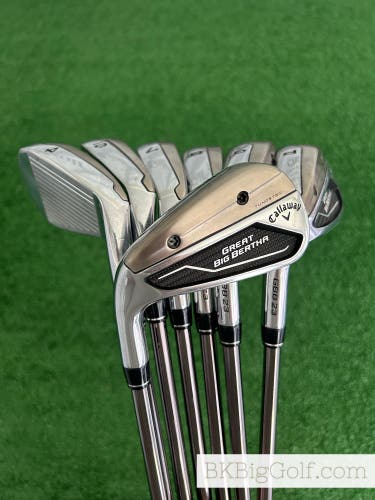 LH Callaway Great Big Bertha GBB ‘23 Iron Set 4-P / Helium 60 F3 Regular Graphite