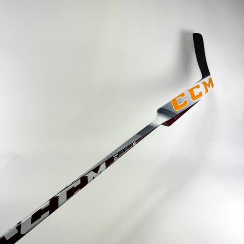 New Regular CCM EFlex 5 Pro Lite Goalie Stick | Maroon Gold | 24" Paddle | P4 Curve | King | M497