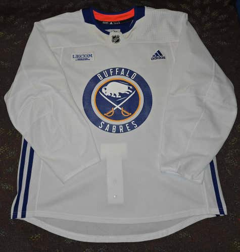 Lukas Rousek Buffalo Sabres Game Worn Used adidas Practice Jersey