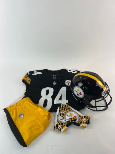 New XL Nike Steelers Game Jersey, Pants, Helmet, And Gloves.