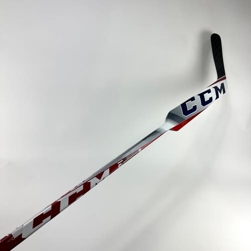 New Regular CCM EFlex 5 Pro Lite Goalie Stick | Blue Red | 25" Paddle | P1 Curve | Greaves | M499