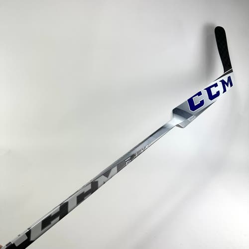 New Regular CCM EFlex 5 Pro Lite Goalie Stick | Blue Grey | 26" Paddle | P1 Curve | Lemieux | M503