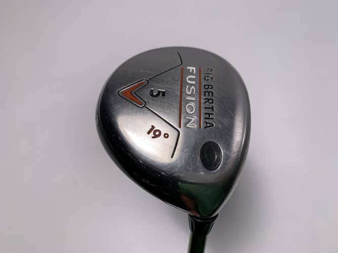 Callaway Big Bertha Fusion 5 Fairway Wood 19* Aldila NV Green Regular Mens RH