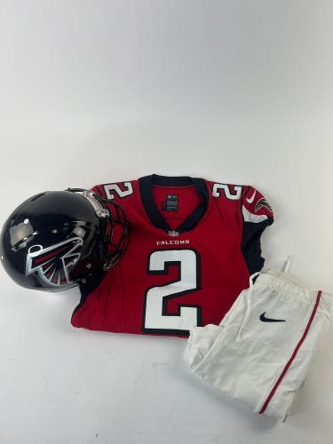 New XL Atlanta Falcons #2 Nike Jersey, Pants, and Helmet