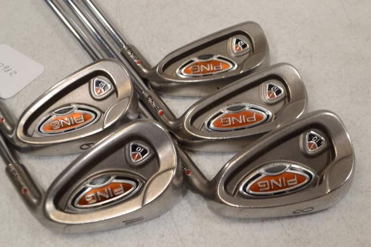 Ping i10 6-W Iron Set Red Dot Right Stiff Flex AWT Steel # 177982