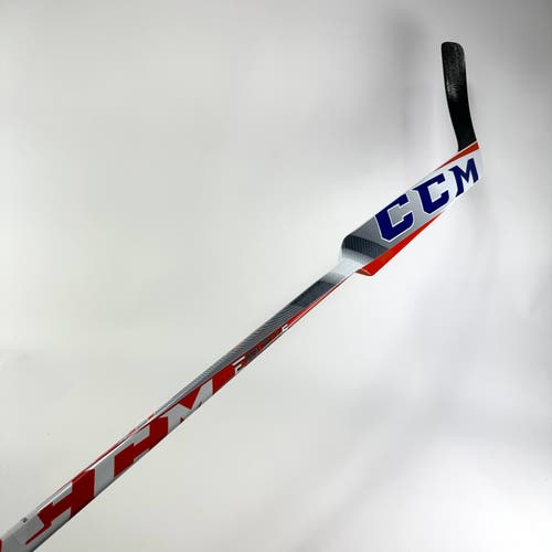 New Regular CCM EFlex 5 Pro Lite Goalie Stick | Blue Orange | 26" Paddle | P4 Curve | Skinner | M519