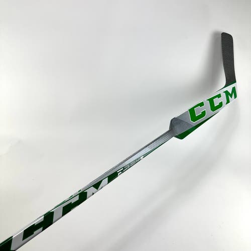 New Regular CCM EFlex 5 Pro Goalie Stick | Green | 23" Paddle | Custom P4 Curve | Jurusik | M521