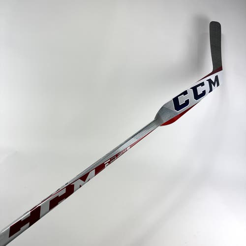 New Regular CCM EFlex 5 Pro Goalie Stick | Blue Red | 23.5" Paddle | Custom Curve | Bobrovsky | M527
