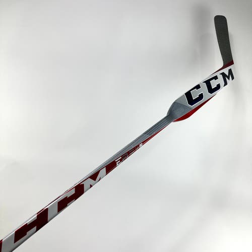 New Regular CCM EFlex 5 Pro Goalie Stick | Blue Red | 22.5" Paddle | Custom Curve | Bobrovsky | M528