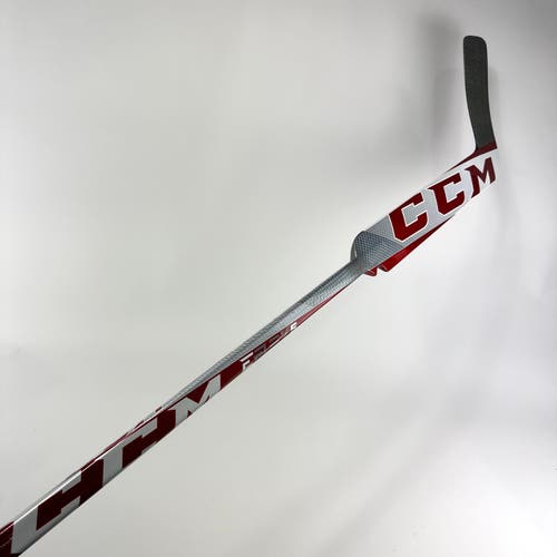 New Regular CCM EFlex 5 Pro Goalie Stick | Red | 26" Paddle | P4 Curve | Desbiens | M531