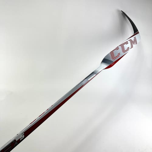 New Full Right CCM EFlex 5 Pro Lite Goalie Stick | Red | 24" Paddle | P4 Curve | Checheleb | M510