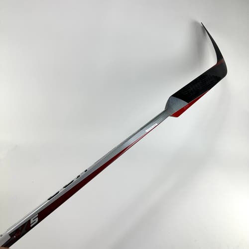 New Full Right CCM EFlex 5 Pro Lite Goalie Stick | Red | 26" Paddle | P4 Curve | Chechelev | M509