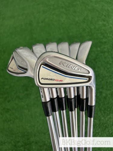 Cobra King Forged One Length Iron Set 4-P / KBS Tour R+ Regular Plus One Length