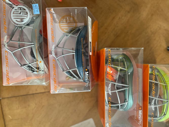 New lacrosse goggles lot of 4