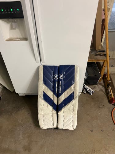 Used  Warrior  Ritual G4 Goalie Leg Pads