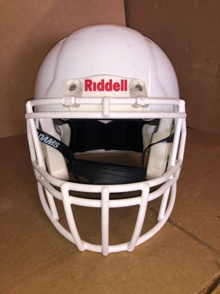 USED RIDDELL SPEED ADULT HELMET - LARGE - METALLIC WHITE