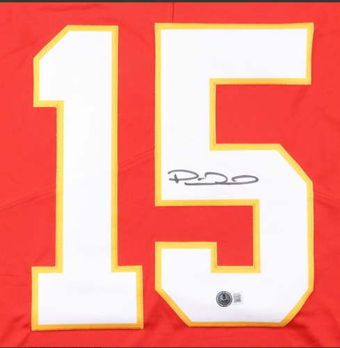 Signed Patrick Mahomes Nike Jersey