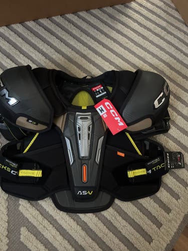 New Medium CCM  AS-V Shoulder Pads