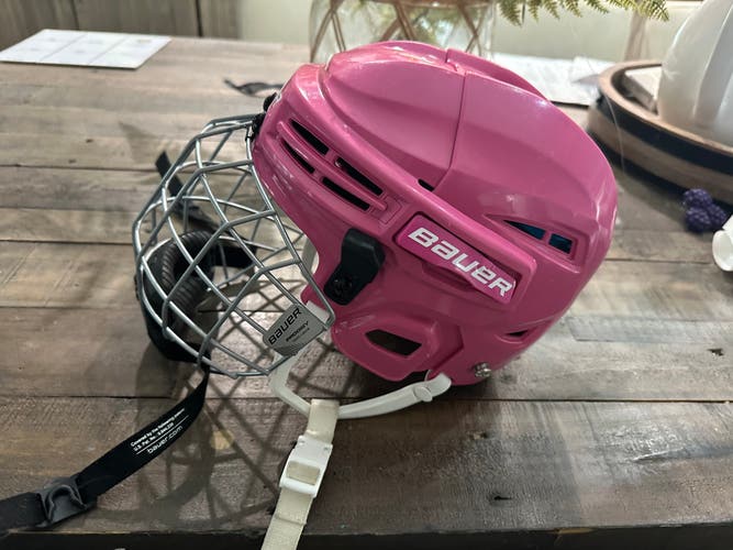 Used Youth Bauer Prodigy Helmet - Pink ($30)