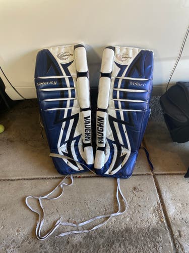 Used 34" Vaughn Velocity 7500 Goalie Leg Pads