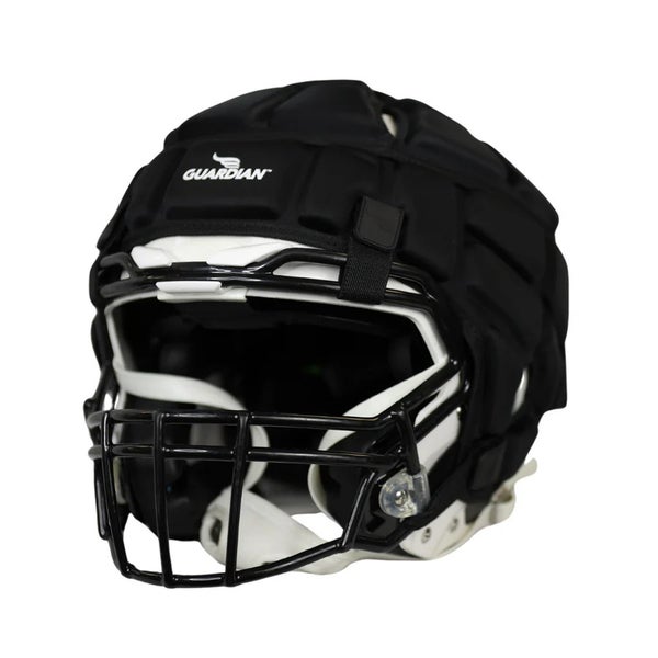 Brand New Guardian Cap Helmet Cover for Football & Lacrosse - BLACK - One Size