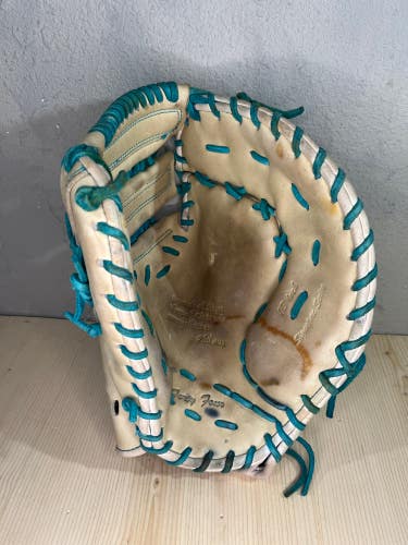 Gray Used 44 Pro Signature Series Right Hand Throw Baseball Glove 13"