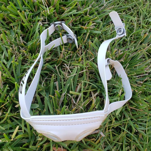 White Cascade Chin Strap