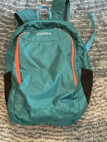 Gonex Foldable Backpack Teal For Office School Hiking Outdoor Activities