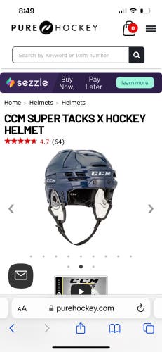 CCM Hockey Helmet