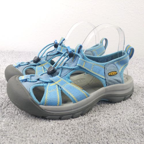 Keen Venice H2 Womens 6.5 Sport Sandals Waterproof Shoes Blue Hiking Beach