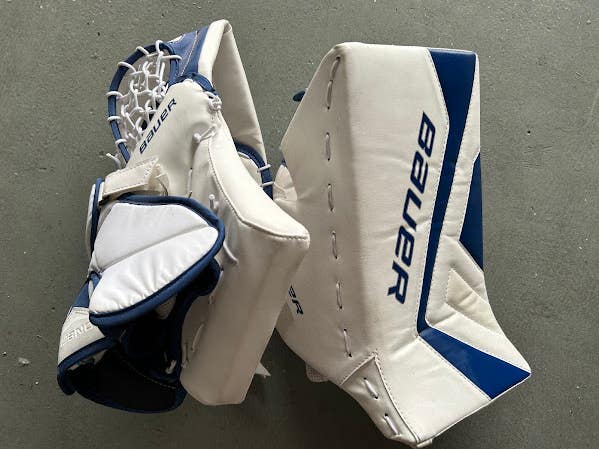 Used Bauer Supreme One.7 Regular Blocker and Catcher
