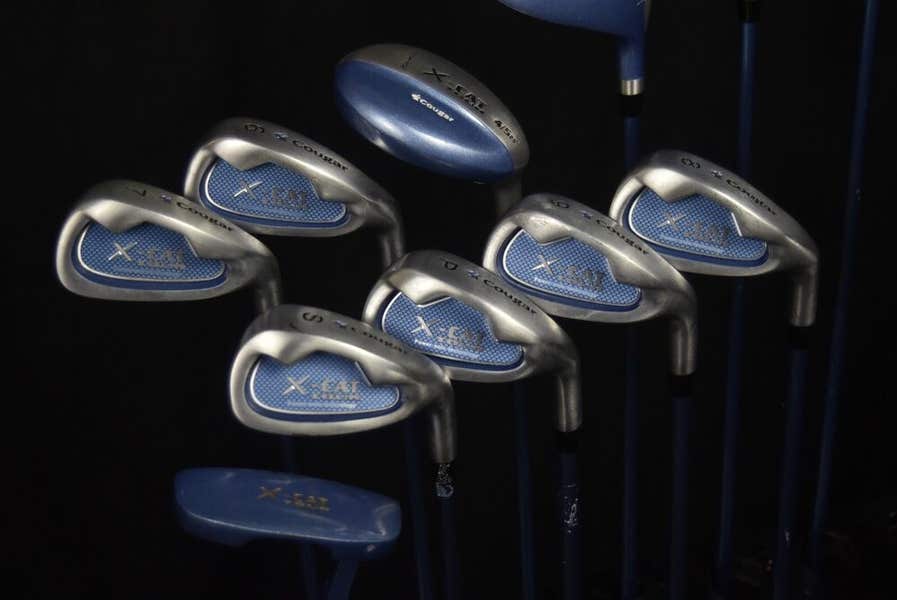 レディースゴルフ Cougar X-CAT 11本セット【キャディバッグ付】 初心者 cougar X-CAT TOUR レディースゴルフセット やさしいの