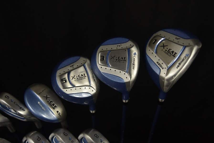 COUGAR X-CAT GOLF SET (11) FLEX:LADIES LENGTH: 5I-37.5 4H-38