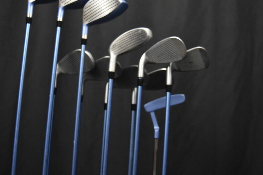 COUGAR X-CAT GOLF SET (11) FLEX:LADIES LENGTH: 5I-37.5 4H-38 5H-37.5 IN RH