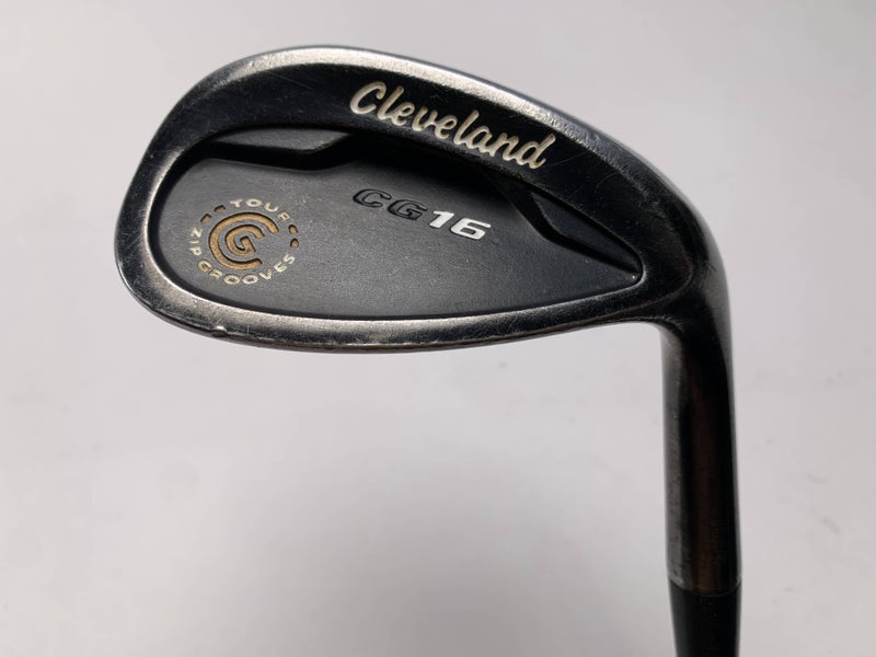 Cleveland CG16 Black Zip Groove 52* 10 Bounce Traction Wedge Steel Mens RH