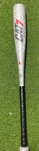 Marucci Cat 7 Silver 28” 18 oz USSSA Bat