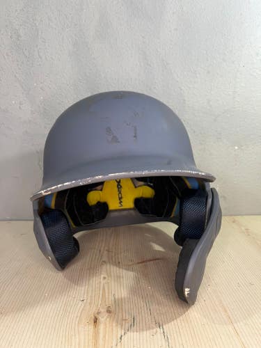 Gray Used 6 3/8-7 1/8 Rawlings Mach Batting Helmet