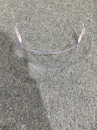 Used Clear Oakley Hockey Visor Size 3 1/2