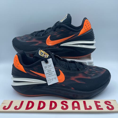 Nike Air Zoom GT CUT 2 Black Orange Basketball Shoes DJ6015-004 Men’s Sz 11.5  New