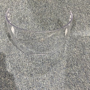 Used Clear Oakley Hockey Visor Size 3 1/2 Aviator