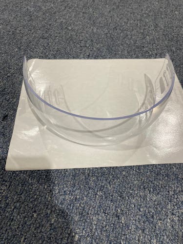 Used Clear Bauer Hockey Visor Size 2 3/4