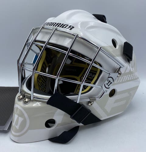 NEW Warrior R/F1 Youth Goal Mask, White