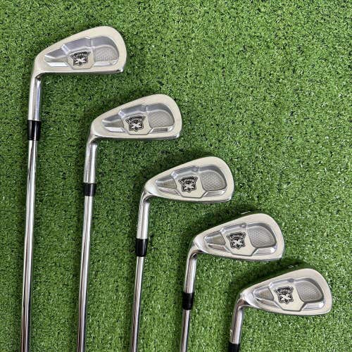 READ Callaway 2009 X Forged Iron Set 6-PW Regular Flex 5.5 Left Handed 2 Deg Up