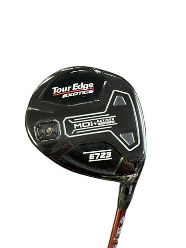 Used Tour Edge Exotics E723 7 Wood Regular Flex Graphite Shaft Fairway Woods