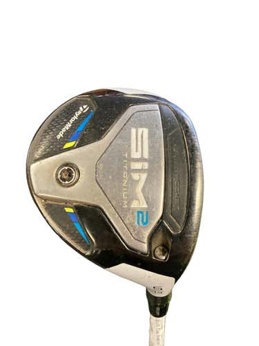 Used Taylormade Sim 2 Titanium 5 Wood Stiff Flex Graphite Shaft Fairway Woods