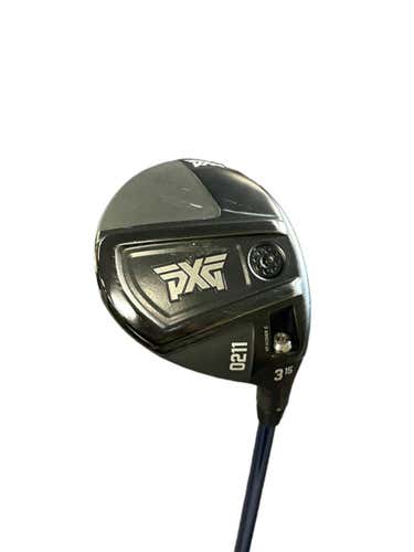 Used 0211 2021 3 Wood Regular Flex Graphite Shaft Fairway Woods