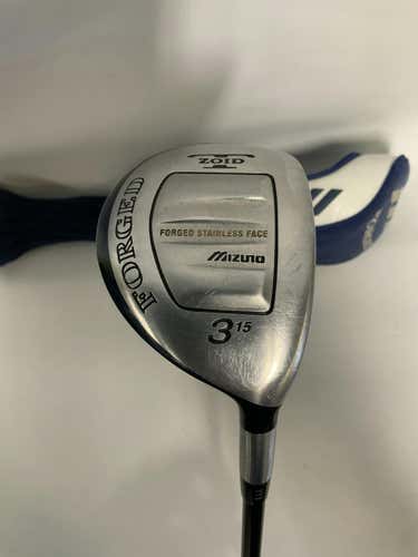 Used Mizuno T Zoid 3w 3 Wood Stiff Flex Graphite Shaft Fairway Woods