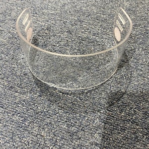 Used Clear ITECH Hockey Visor Size 2 3/4