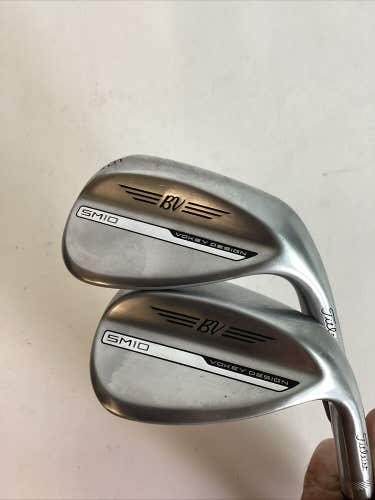 Titleist Vokey SM10 Wedge Set SW-56* And LW-60* With Steel Shafts