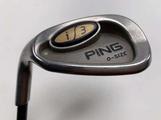 Ping i3 Oversize Sand Wedge White Dot 3* Up 350 Series Stiff Graphite Mens LH